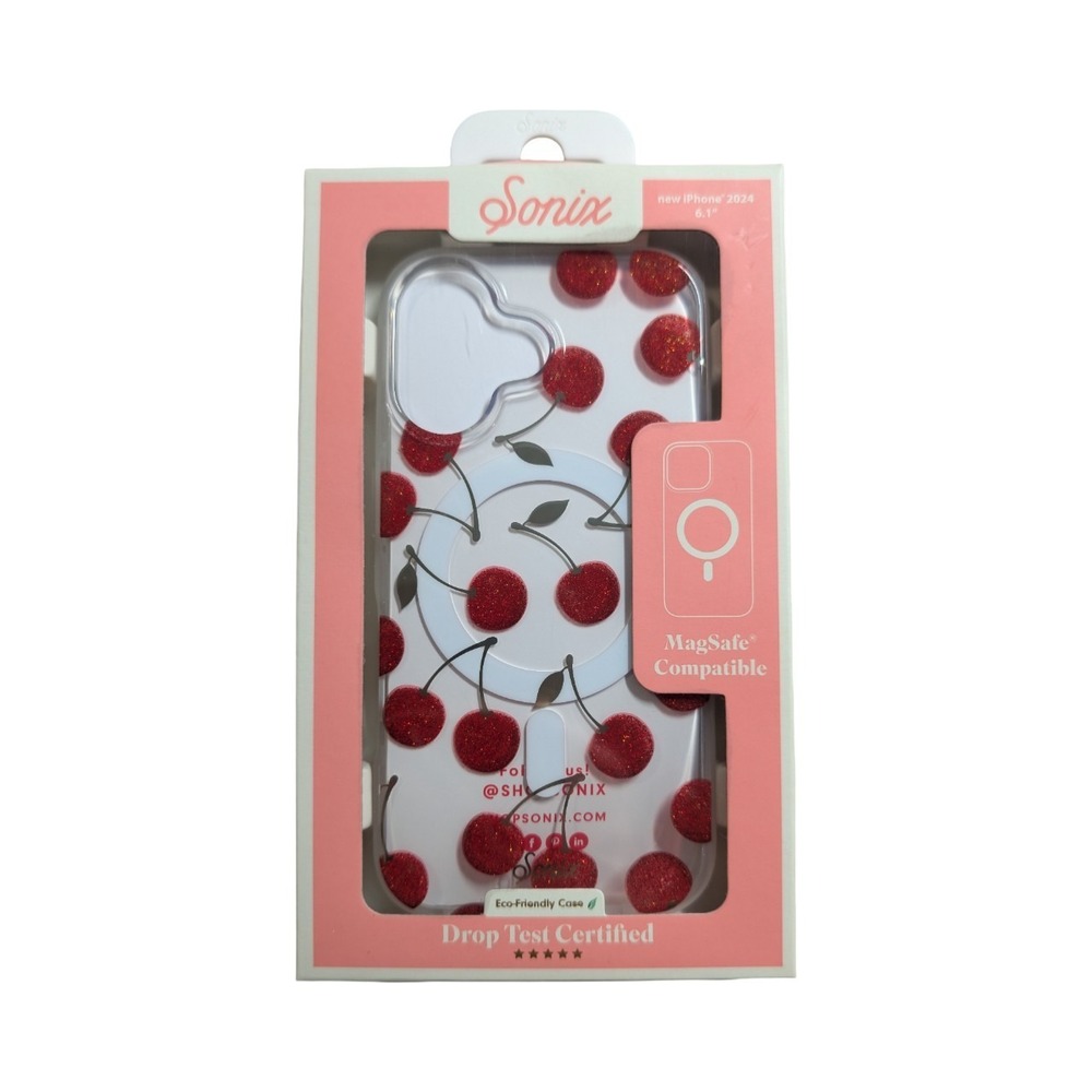 J9-O Sonix Apple iPhone 16 Case with MagSafe - Cherry On Top‎